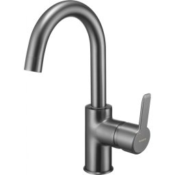 Arnika Titan Baterie lavoar finisaj titanium pipa U Deante
