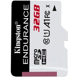 Card de memorie Kingston MicroSDHC Endurance, 32 GB, 95R/30W, Clasa 10, UHS-I