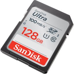 Card de memorie SanDisk Ultra SDXC SDSDUNR-128G-GN3IN, 128 GB, UHS-I, Clasa 10