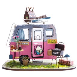 Puzzle 3D, Casuta DIY, Camper, 86 piese