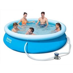 Piscina rotunda gonflabila cu pompa filtrare, 305x76 cm, Bestway