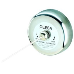 Uscator haine retractabil, maxim 235 cm, otel inoxidabil lucios Geesa seria Standard Hotel