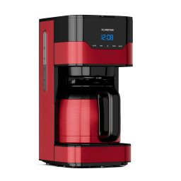 Klarstein Arabica 800W, aparat de cafea, EasyTouch Control, argintiu/negru (TK8-Arabica-red)