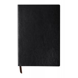 Agenda A5 cu 100 pagini dictando, Everestus, 20IUN0933, Negru, Poliuretan, Hartie