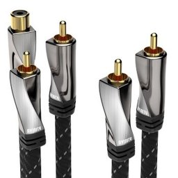 Cablu subwoofer Avinity RCA - RCA, adaptor Y RCA, conectori auriti