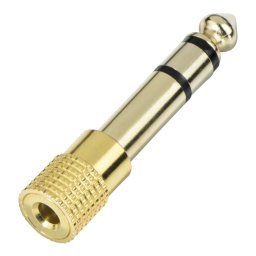 Adaptor Avinity jack 3.5 mm - jack 6.3 mm, aurit