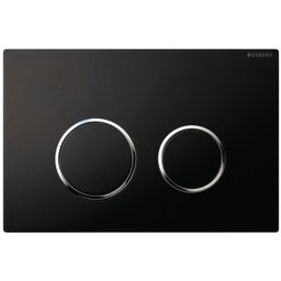 Clapeta Geberit Sigma 20 negru/crom lucios/negru