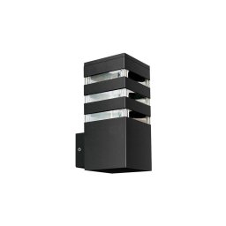 Aplica de perete exterior TEKSAS 1xE27/12W/230V IP44 antracit