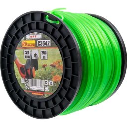 Fir rezerva motocoasa, trimmer, tip stea, 3 mm x 200 m, Richmann