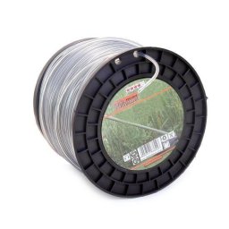 Fir rezerva motocoasa, trimmer cu insertie metalica, DUO, tip stea, 2.4 mm x 309 m, Richmann Exclusive