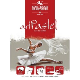 Bloc desen A4 KOH-I-NOOR ART PASTEL GRI
