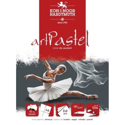 Bloc desen A4 KOH-I-NOOR ART PASTEL ANTRACIT