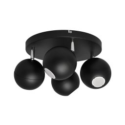 Spot LED MIDWAY 4xGU10/6,5W/230V negru