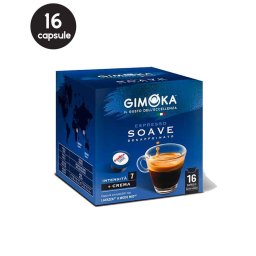 16 Capsule Gimoka Soave Decaffeinato – Compatibile A Modo Mio