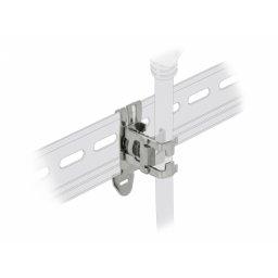 Clema pentru cablu diametru 3 - 8 mm cu montare pe sina DIN, Delock 66440