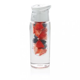 Sticla cu infuzor 700 ml si sistem de blocare, Everestus, 20IAN073, Tritan, ABS, Alb