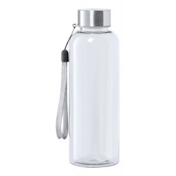 Bidon sport pentru apa, 21MAR1803, 500 ml, Ø 65x195 mm, Everestus, Tritan, Otel, Alb