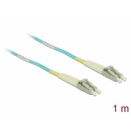 Cablu fibra optica LC- LC Multi-mode OM3 1m, Delock 86558