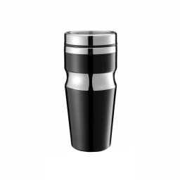Cana de calatorie 350 ml, XD, CR, otel inoxidabil, pp, negru