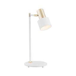 Lampă de masă Argon 4256 DORIA 1xE27/15W/230V albă/alămie