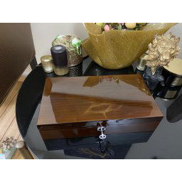 Cutie 12 ceasuri Luxury Brown Wood