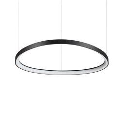 Lustră living Gemini 247281, L:81cm, neagră