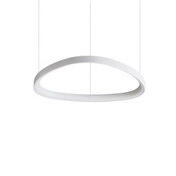 Lustră living Gemini 247250, L:61cm, albă