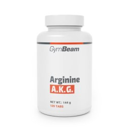 GymBeam Arginină A.K.G. 120 tab. fără aromă