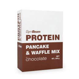 GymBeam Protein Pancake & Waffle Mix 500 g 500 g ciocolată