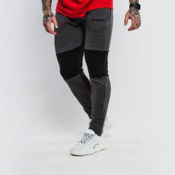GymBeam Pantaloni sport pentru bărbați Flexin Grey S