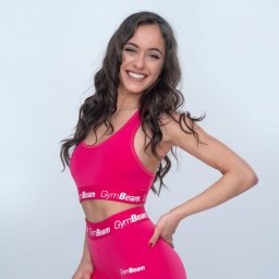 GymBeam Sutien sport Simple Fuchsia S