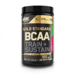 Optimum Nutrition Gold Standard BCAA Train Sustain 266 g piersică-maracuja