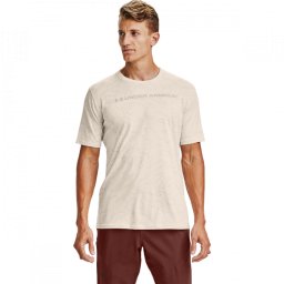 Under Armour Tricou All Over Wordmark Brown S