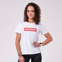 NEBBIA Tricou pentru femei Basic White M