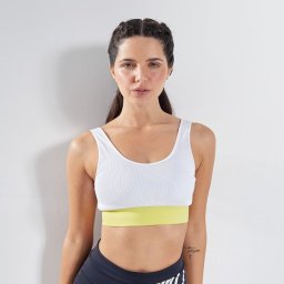 LABELLAMAFIA Sutien sport Eccentric White S