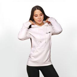 GymBeam Hanorac pentru femei PRO Hoodie White S