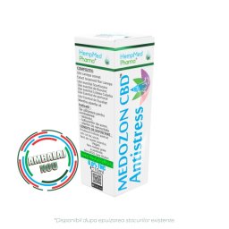 Ulei de Canepa Ozonat CBD 10%, 1000mg, Medozon Antistress, HempMedPharma, 10ml