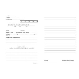 Buletin de analize medicale