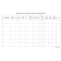 Registru de evidenta a bolnavilor dializati