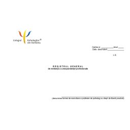 Registru general de evidenta a corespondentei psihologi
