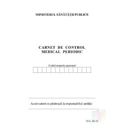 Carnet de control medical periodic
