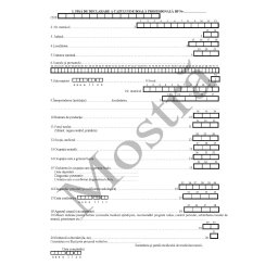 Fisa de declarare a cazului de boala profesionala