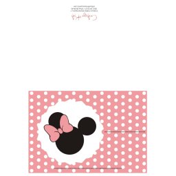 Invitatii de petrecere copii adulti - Disney Minnie Mouse