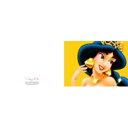 Invitatii de petrecere copii adulti - Printesa Jasmine