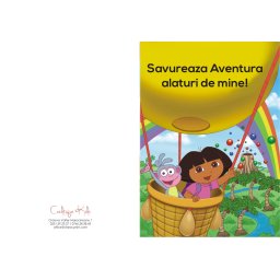 Invitatii de petrecere copii - Dora the Explorer