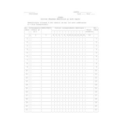 Jurnal privind vanzarea marfurilor si alte iesiri