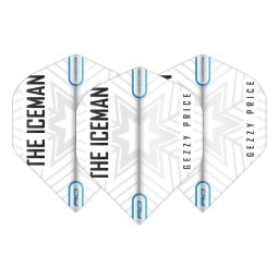 Set 3 fluturasi Gerwyn Price H/core Grey Snowflake RedDragon