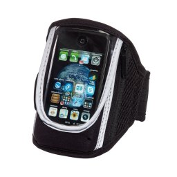 Suport telefon sport pentru brat, Everestus, STT051, neopren, pvc, plastic, negru