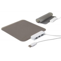 Mousepad pliabil, 21MAR2432, Everestus, Plastic, Gri