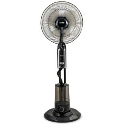 Ventilator cu telecomanda si pulverizare apa Zass ZMF 02 Negru